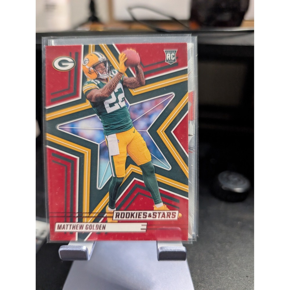 2025 Panini Rookies & Stars Matthew Golden Green Bay Packers RC Card #158